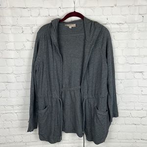 Loft Hooded Cardigan/Light Jacket Size Medium